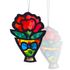 [ARTSAM] DIY Carnation Suncatcher Kit (2 PCS) – Easy-to-Make Art & Craft Supplies for Unique Creations 
